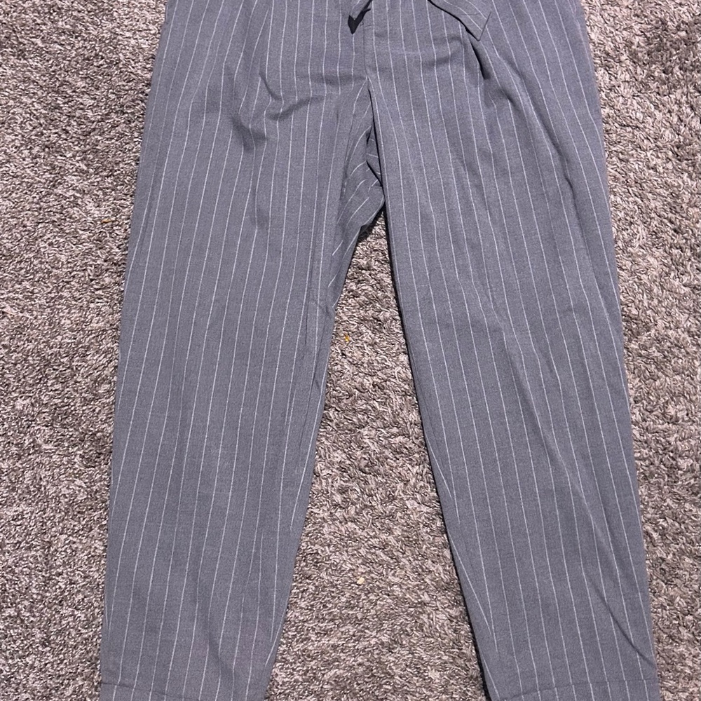 Gray Striped woman’s Pants